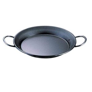 Endo Shoji PPE1026 Professional Paella Pan, 10.2 inches (26 cm), Super Embossed, Iron, Made in Japan