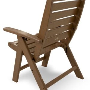 Trex Outdoor Furniture Yacht Club Folding Highback Chair, Tree House