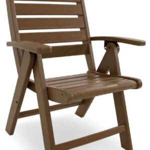 Trex Outdoor Furniture Yacht Club Folding Highback Chair, Tree House