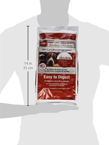 Dave's Natural Pet Food | Restricted Diet Chicken Meal & Brown Rice Dry Dog Food | Solve Food Sensitivities Naturally | Family Owned, Made in USA, for All Life Stages | 4# Bag