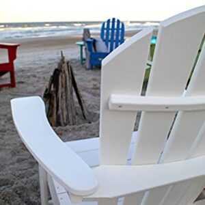 Trex Outdoor Furniture Yacht Club Shellback Adirondack Chair in Charcoal Black