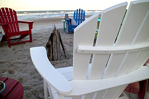 Trex Outdoor Furniture Yacht Club Shellback Adirondack Chair in Charcoal Black