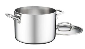 cuisinart french classic tri-ply stainless 6-quart stockpot with cover