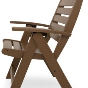 Trex Outdoor Furniture Yacht Club Folding Highback Chair, Tree House