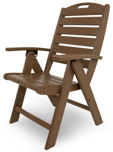 Trex Outdoor Furniture Yacht Club Folding Highback Chair, Tree House