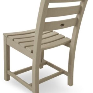 POLYWOOD TD100SA La Casa Café Dining Side Chair, Sand