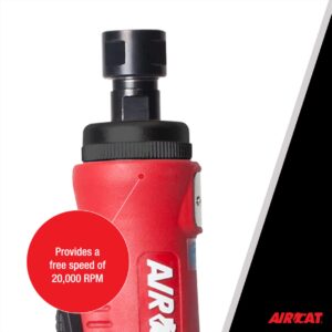 AIRCAT Pneumatic Tools 6200: .4 HP Mini Straight Die Grinder 20,000 RPM