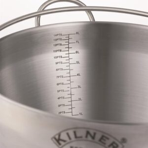 Kilner Silver Stainless Steel Preserving Jam Pan