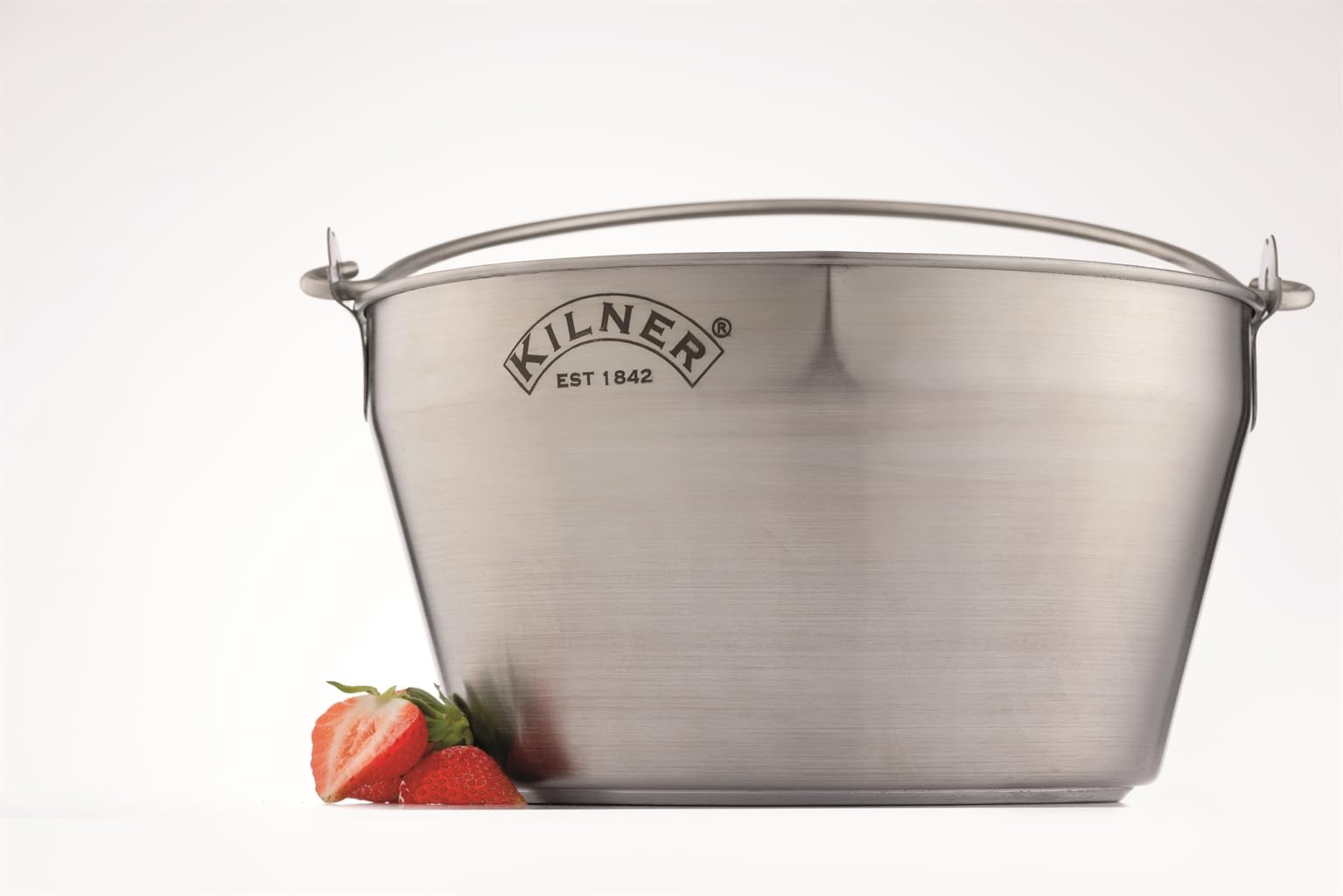 Kilner Silver Stainless Steel Preserving Jam Pan