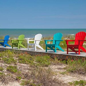 Trex Outdoor Furniture Yacht Club Shellback Adirondack Chair in Charcoal Black