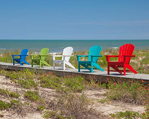 Trex Outdoor Furniture Yacht Club Shellback Adirondack Chair in Charcoal Black