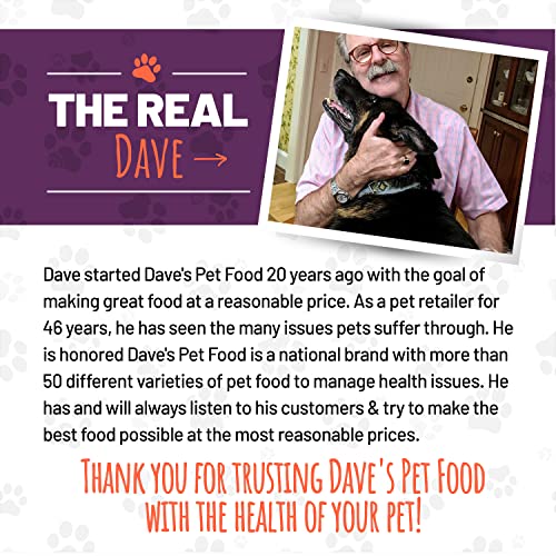 Dave's Natural Pet Food | Restricted Diet Chicken Meal & Brown Rice Dry Dog Food | Solve Food Sensitivities Naturally | Family Owned, Made in USA, for All Life Stages | 4# Bag