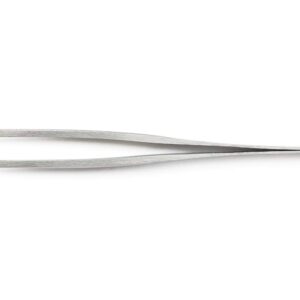 Weller Erem OOSA Stainless Steel Straight Fine Point Anti Magnetic Tweezer, 4.75" Overall Length