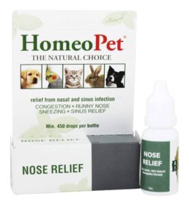 dog homeopet nose relief