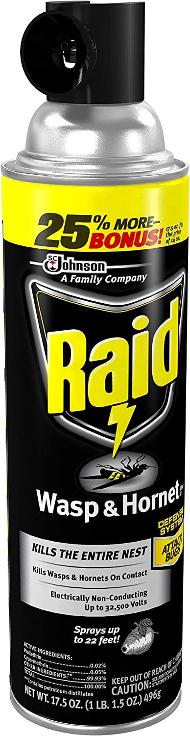 Raid Wasp and Hornet Killer, 17.5 OZ (Pack of 3)