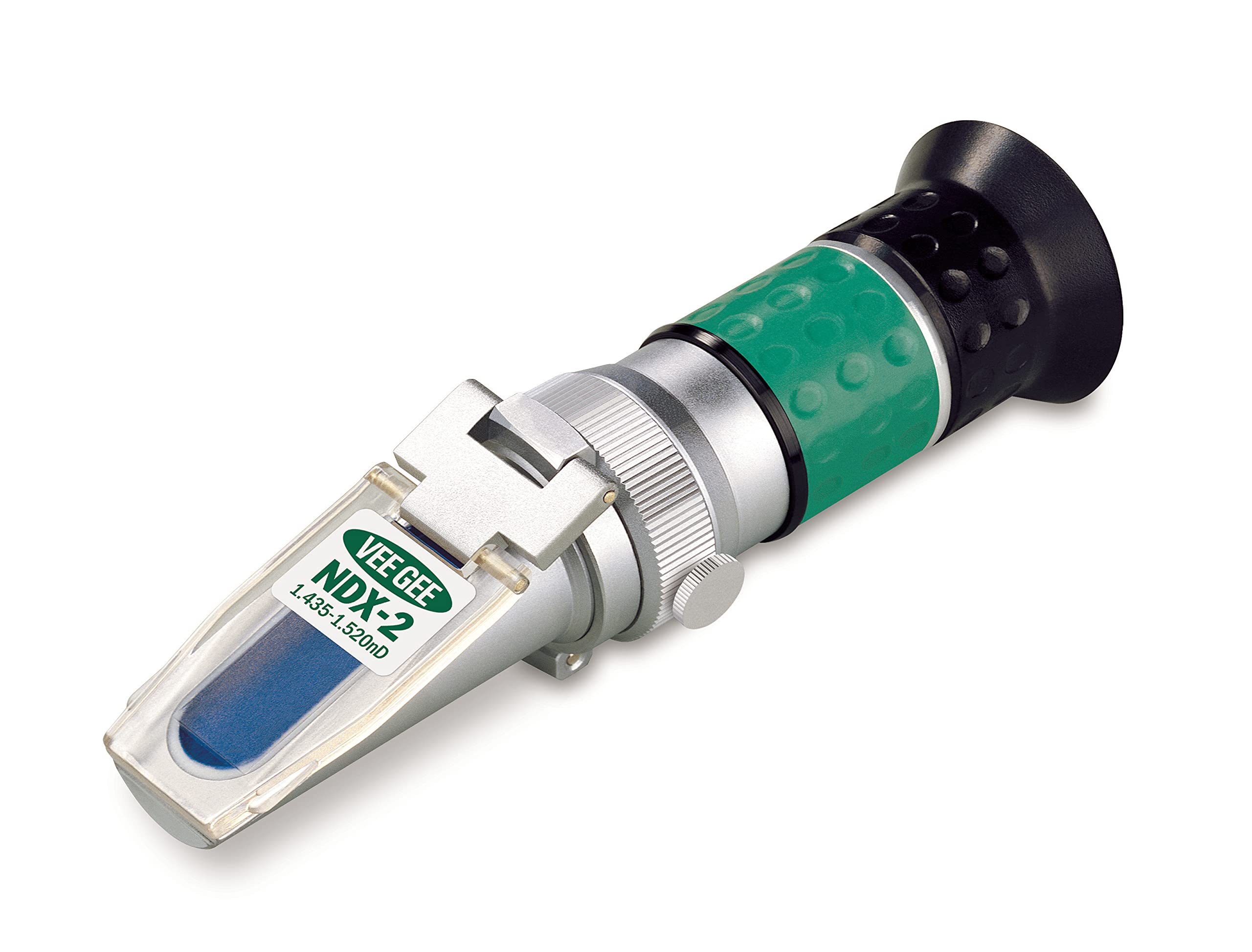 Vee Gee Scientific NDX-2 Handheld Refractometer, with Refractive Index Scale, 1.435-1.520, +/-0.001 Accuracy, 0.001 Resolution