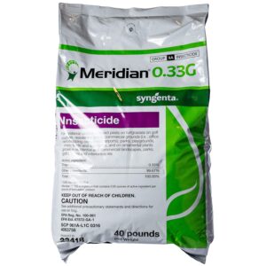 meridian 0.33g granular insecticide - 40 pound bag