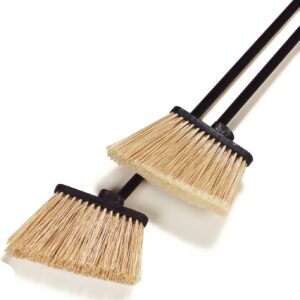 Carlisle FoodService Products CFS 3686700 Duo-Sweep Duo-Sweep Flagged Angle Broom Head Only, 12", Natural