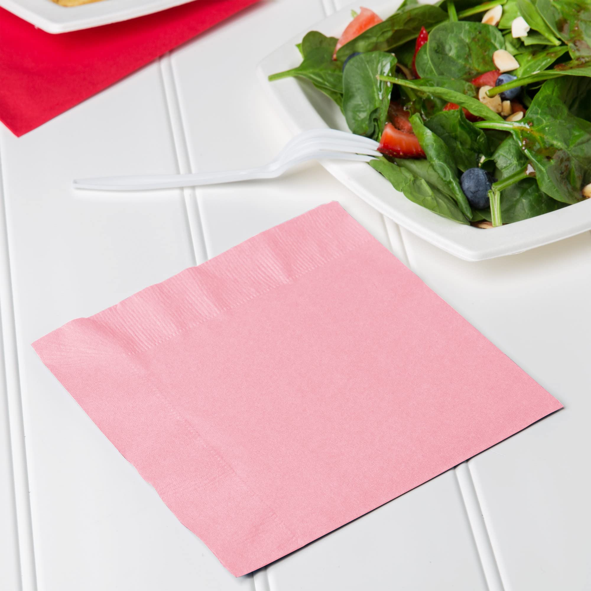 Creative Converting Luncheon Napkin, One size, Classic Pink