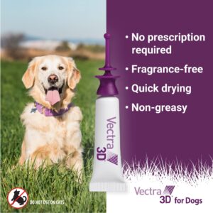 Vectra 3D for Dogs Flea, Tick & Mosquito Treatment & Prevention for Extra Large Dogs (over 95 lbs) , 6 month supply