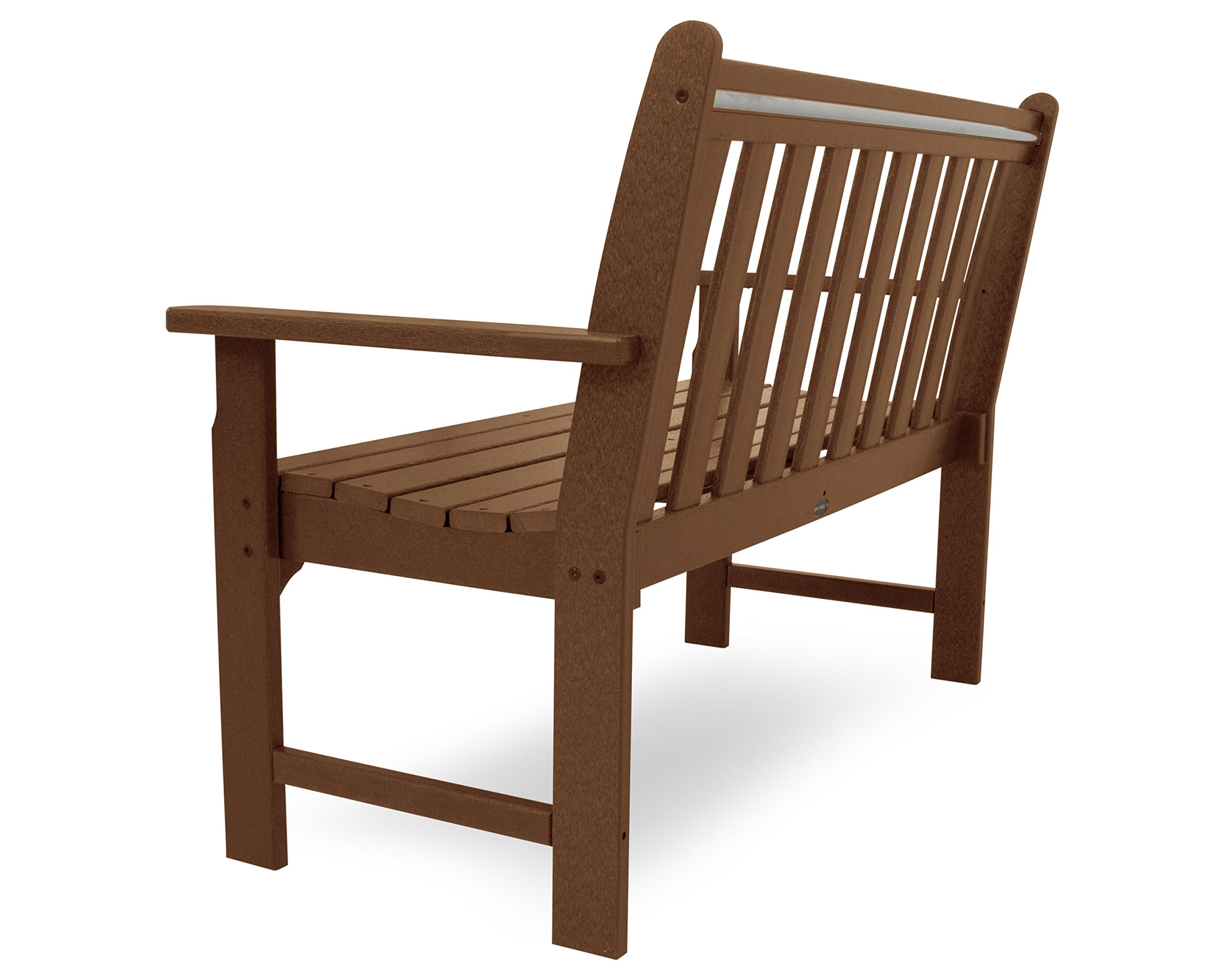 POLYWOOD GNB48TE Vineyard 48" Bench, Teak