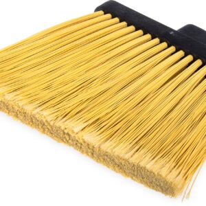 Carlisle FoodService Products CFS 3686700 Duo-Sweep Duo-Sweep Flagged Angle Broom Head Only, 12", Natural