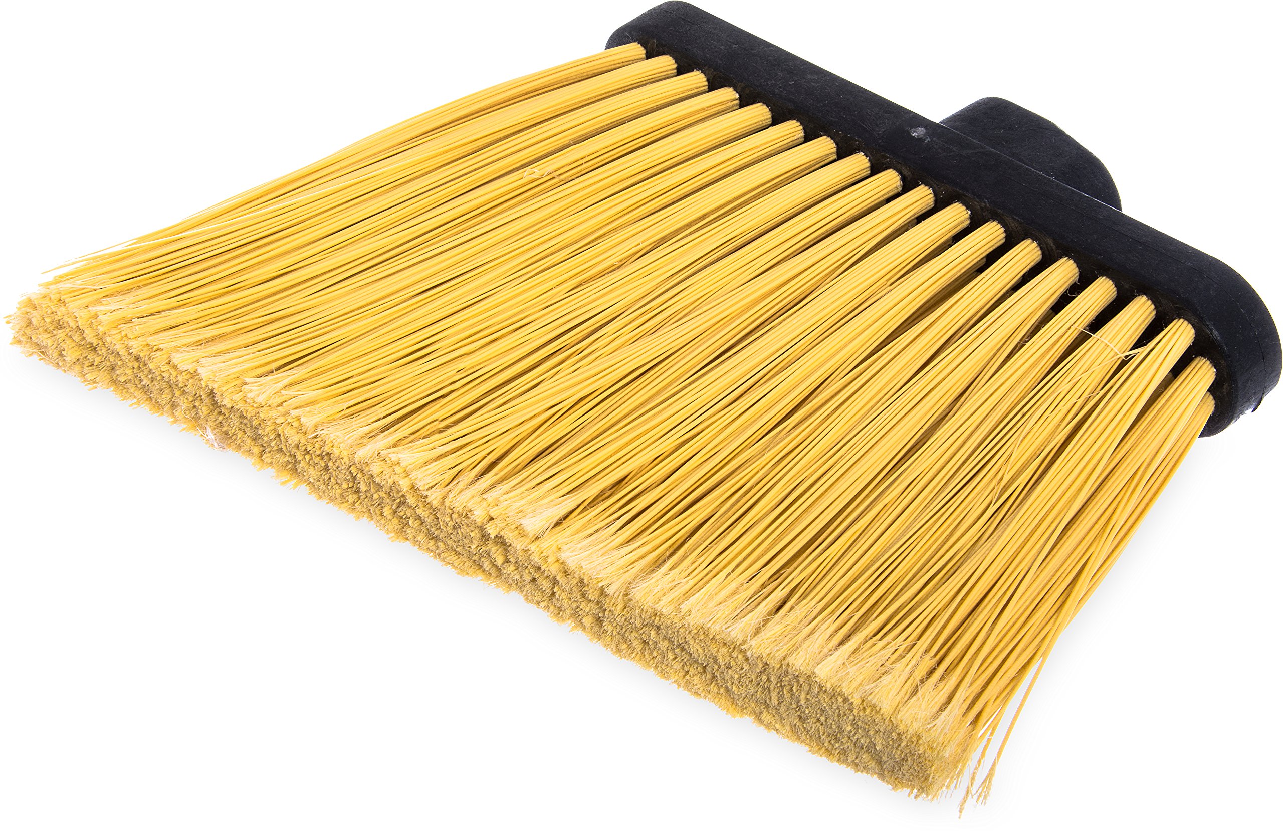 Carlisle FoodService Products CFS 3686700 Duo-Sweep Duo-Sweep Flagged Angle Broom Head Only, 12", Natural