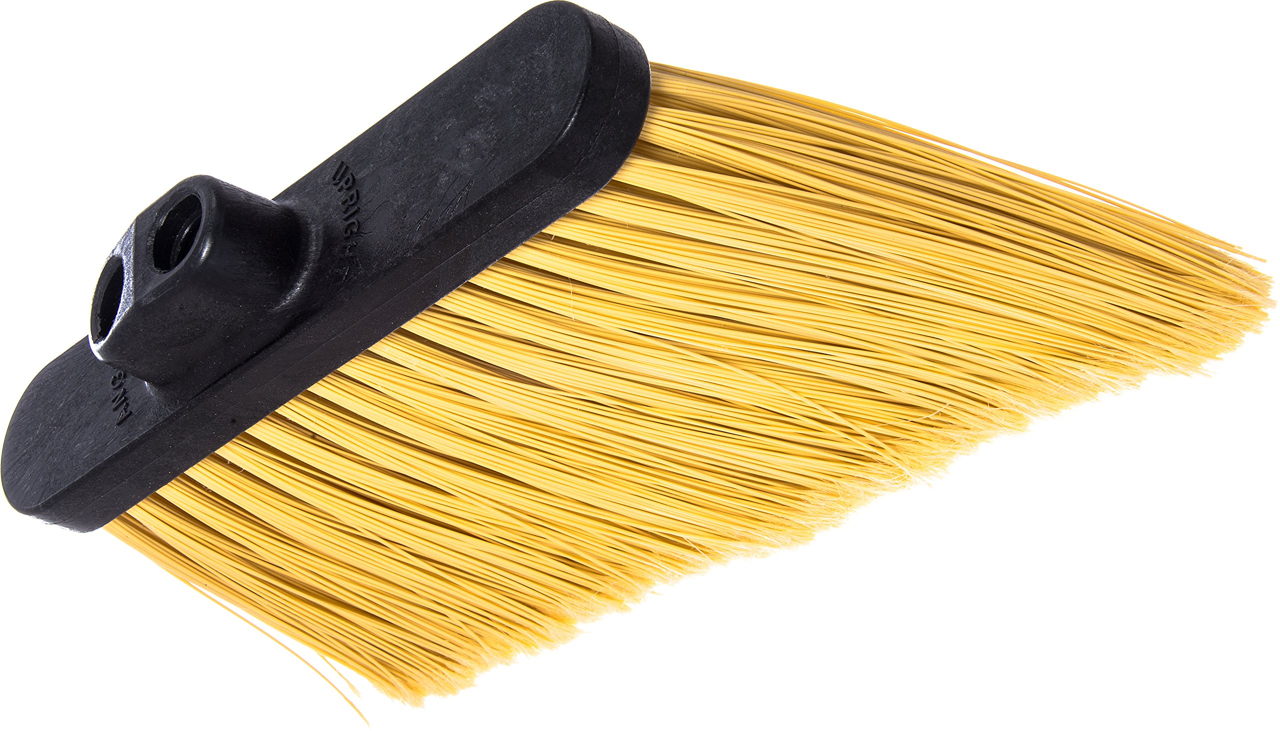 Carlisle FoodService Products CFS 3686700 Duo-Sweep Duo-Sweep Flagged Angle Broom Head Only, 12", Natural