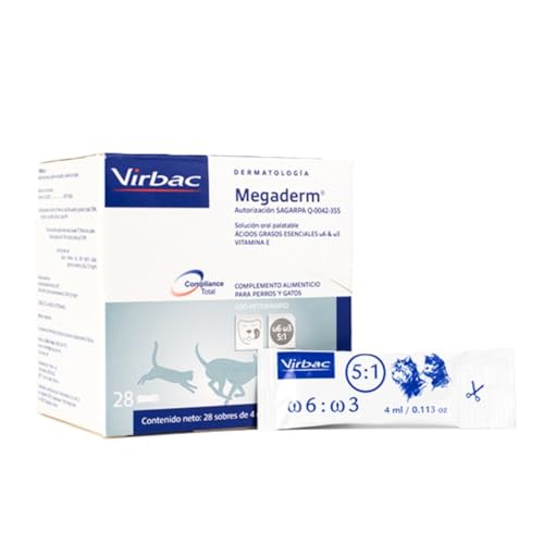 Virbac Omegaderm EZ Dose, Small Dog/Cat, 28 Count, 4 mL