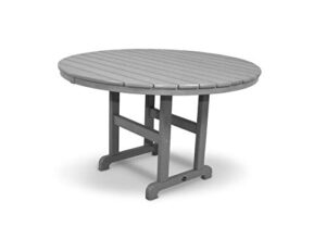 trex outdoor furniture monterey bay round 48" dining table