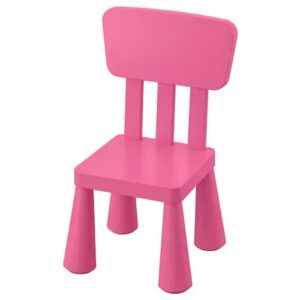 ikea mammut child's stool 35 x 30 x 30 cm pink