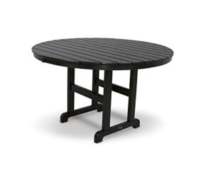 trex outdoor furniture monterey bay round 48" dining table