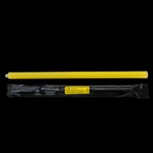 Cyalume Military Grade Yellow Glow Sticks - Premium Bright 6” ChemLight Emergency Glow Sticks with 8 Hour Duration (Bulk Pack of 10 Chem Lights)