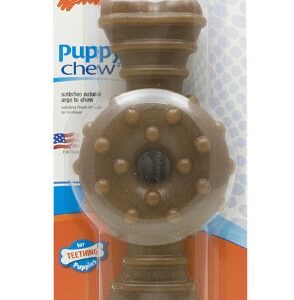 Nylabone just for puppies Souper Chicken Flavored puppy dog ring bone teething chew toy