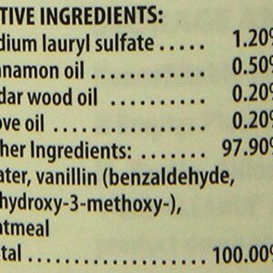 Natural Flea and Tick Shampoo with Oatmeal for Dogs, 16.9-Ounce