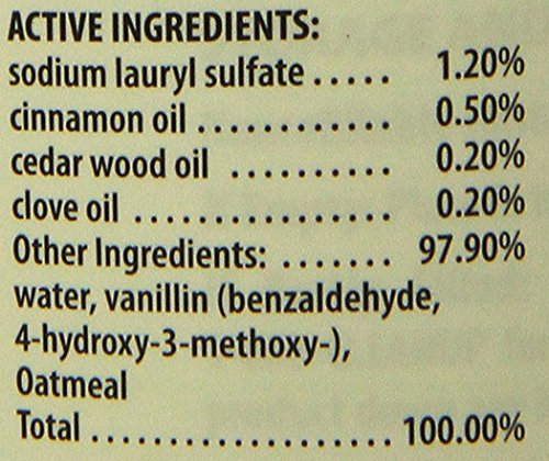 Natural Flea and Tick Shampoo with Oatmeal for Dogs, 16.9-Ounce