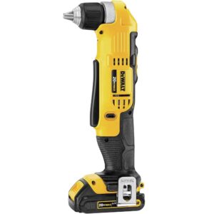 DEWALT DCD740C1 Right Angle Drill Kit, Yellow, 0.5