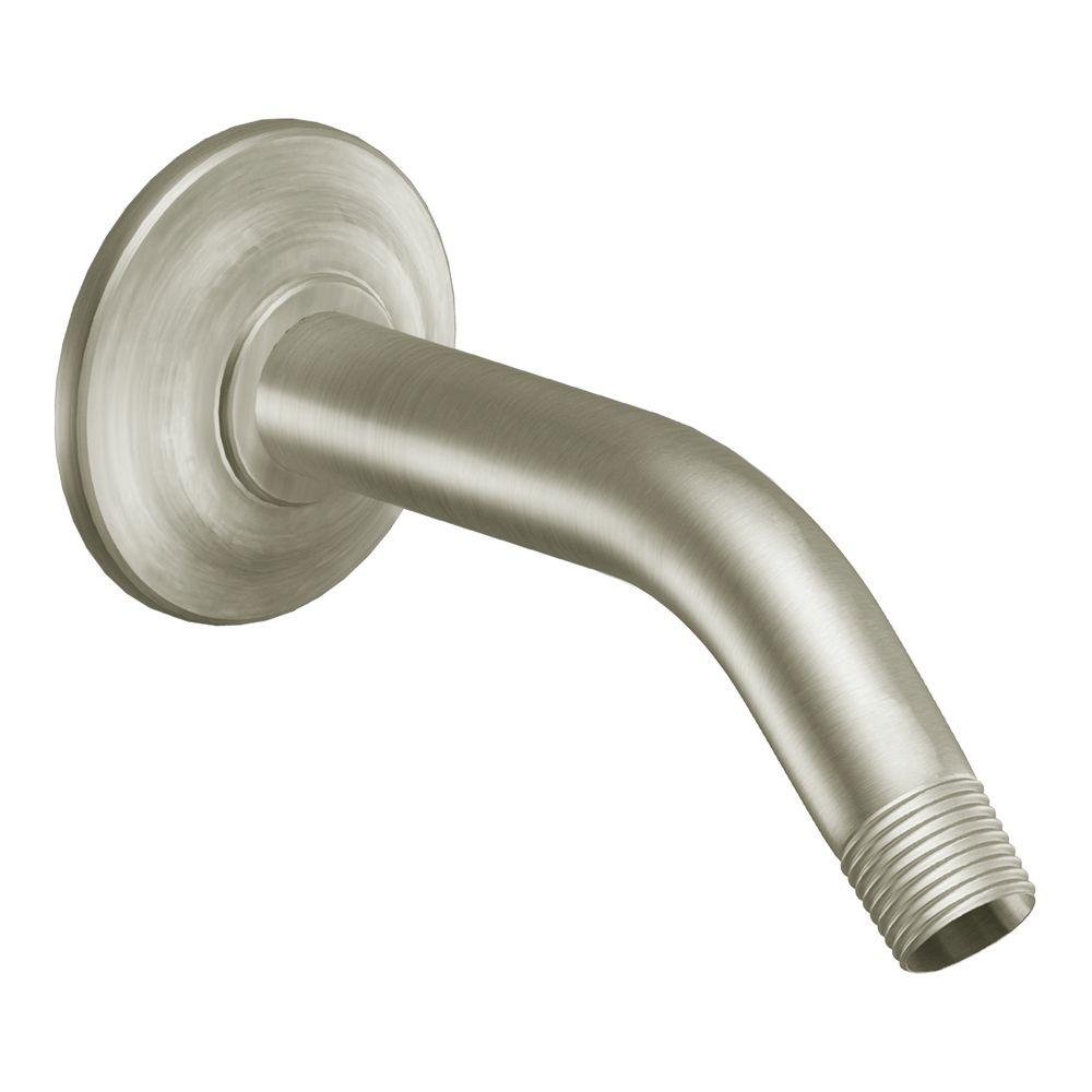 Moen S177BN Icon 6-Inch Shower Arm, Brushed Nickel