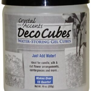 Deco Cubes DC-C10 Clear 10-Ounce Jar