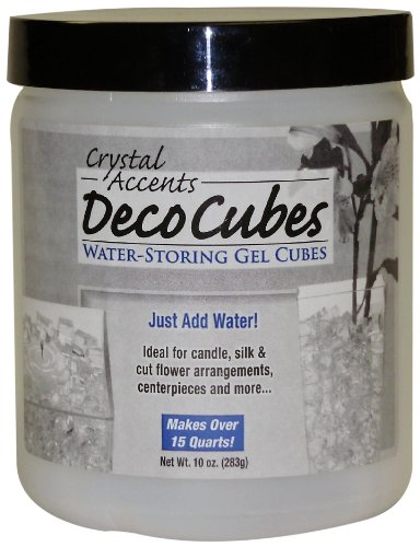 Deco Cubes DC-C10 Clear 10-Ounce Jar