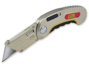 ivy classic 11145 hinge-loc folding utility knife, 1/card