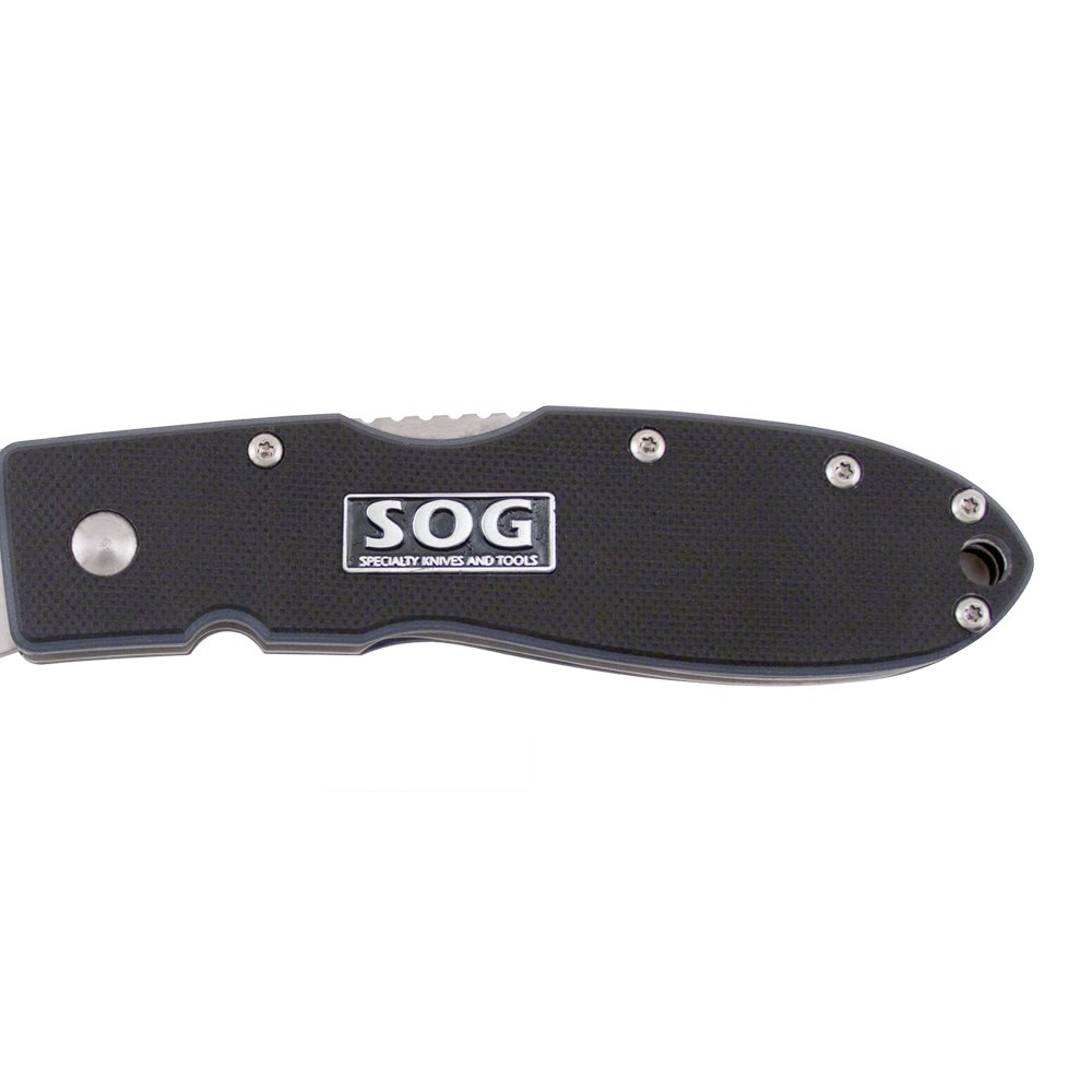 SOG Specialty Knives & Tools EL40-CP Contractor IV Folding Knife, Black