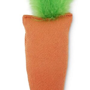 OurPets 100-Percent North American Catnip Filled Carrot Cat Toy 24 Karat