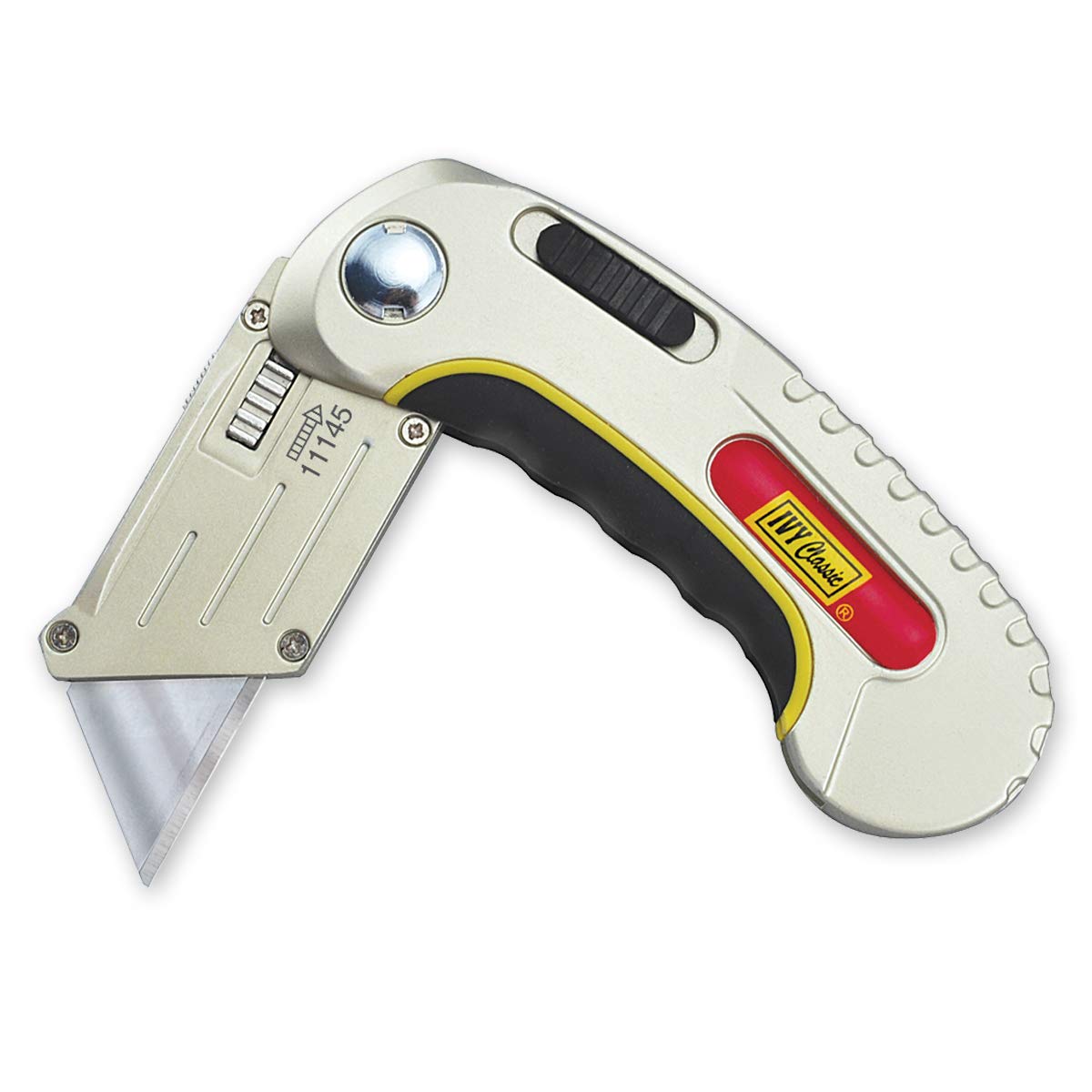 IVY Classic 11145 Hinge-Loc Folding Utility Knife, 1/Card