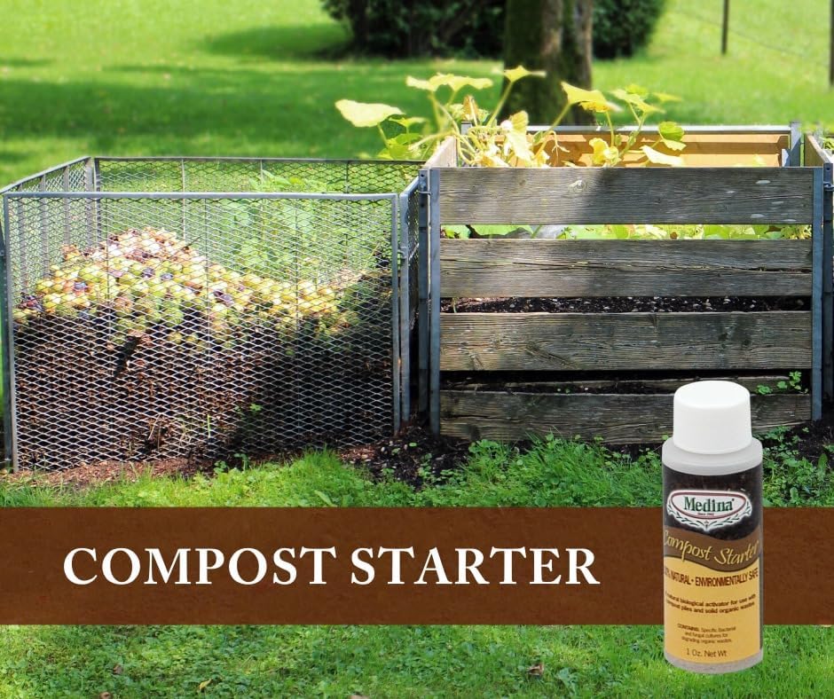 Compost Starter 4 Oz. Treat up to 1,000 Lbs of Compost