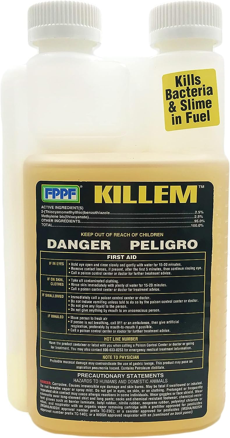 12 Bottles Killem FPPF Bacteria Slime Killer 16 Oz. NEW