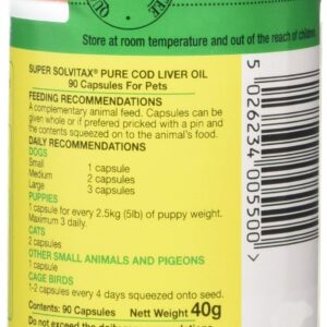 Super Solvitax Pure Cod Liver Oil Capsules, 90 Tablets