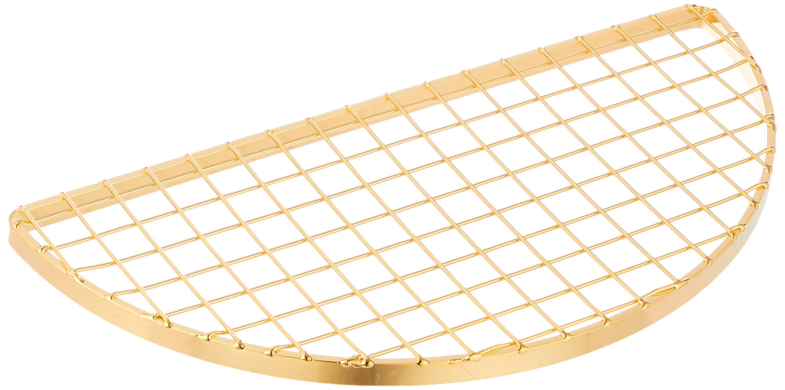 Endoshoji QML612 Commercial Mesh with Gold Finish, Small, Stainless Steel, Made in Japan