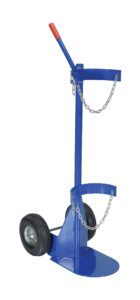 vestil cyl-d-1-pn cylinder dolly with pneumatic wheel, steel, 25-1/16" length, 17-7/16" width, 54-1/16" height