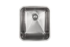 kio2p|#kindred kss4ua/9d single bowl stainless steel undermount kitchen sink, silk,